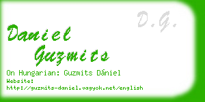 daniel guzmits business card